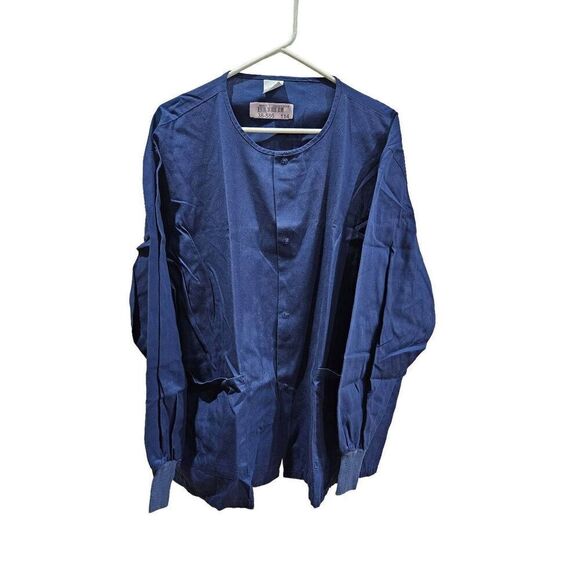 Medline XL scrub top blue item #39 - Picture 1 of 11